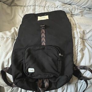 TOMS Classic Black Backpack for Men